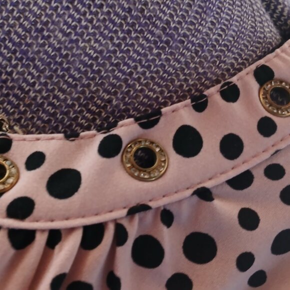 NY Collection Top Shirt Women's Pink & Black spotted Size PXL - Picture 10 of 14